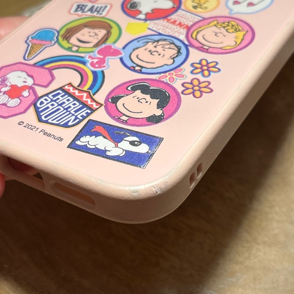 RhinoShield X Snoopy SolidSuit iPhone 13 Pink Case - Picture 9 of 15